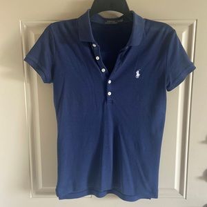 Ralph Lauren Navy Blue Polo - Size Medium